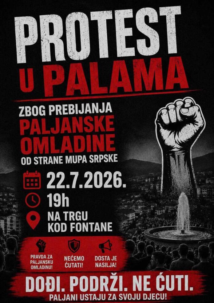 Najavljen protest na Palama zbog događaja u diskoteci „Enigma“