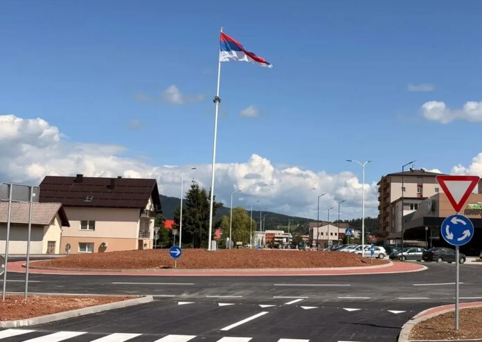 Novi kružni tok u Palama pušten u saobraćaj