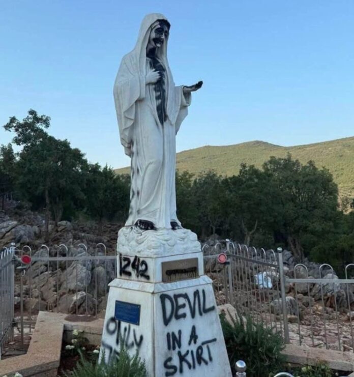 Drama u Međugorju: Zapalio oltar Crkve Sv. Jakova i oskrnavio kip Gospe