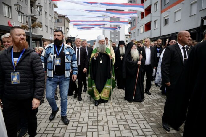 Veliki dan za Pale: Patrijarh Porfirije svečano dočekan, sutra osvećenje Sabornog hrama