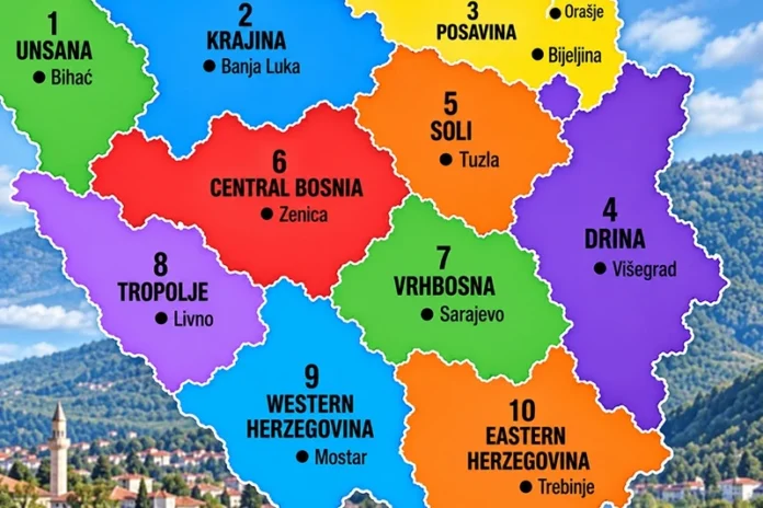 SKANDAL! Procurila nova karta Bosne i Hercegovine: NATO lobista bi da BRIŠE REPUBLIKU SRPSKU!
