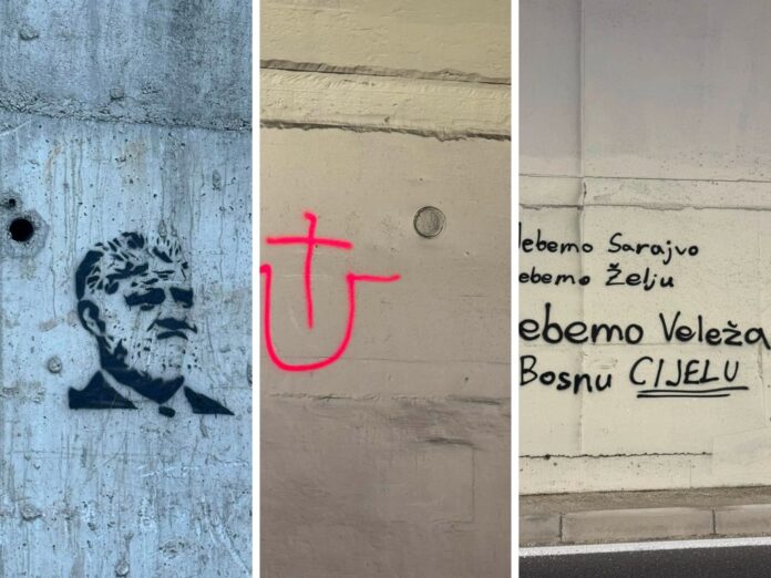 Sramne poruke kod Prozora: Ustaško 