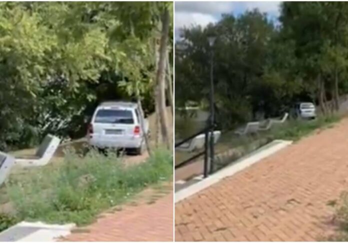 Uhapšen pijani vozač koji je ULETIO na šetalište uz Vrbas i napravio HAOS
