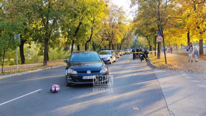 Nesreća kod stadiona Bilino polje u Zenici: Povrijeđen motociklista, prevezen u bolnicu