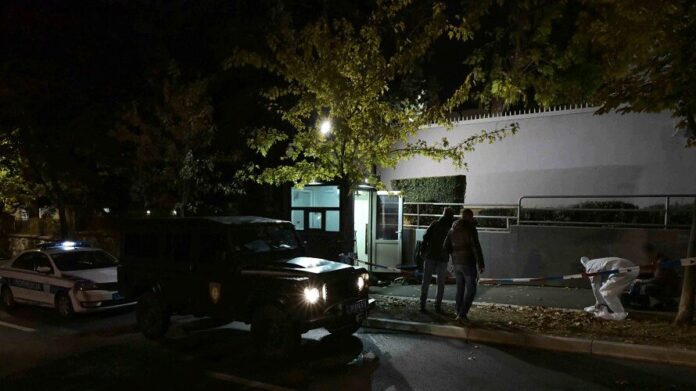 Teroristički napad ispred ambasade Izraela u Beogradu, napadač ubijen